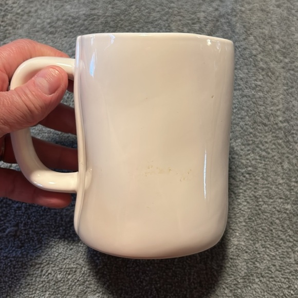 Rae Dunn Lucky Mug - white and Green - Picture 3 of 5